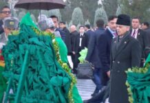 Global Leaders Join Shehbaz Sharif at Ashgabat’s Neutrality Monument for Peace Commemoration