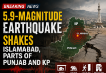 5.9 magnitude earthquake jolts Pakistan