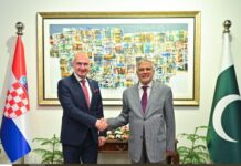 Pakistan, Croatia Agree to Boost Trade, Investment and Political Cooperation