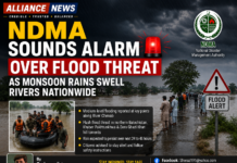 NDMA warns of rising flood threat as monsoon swells rivers across Pakistan