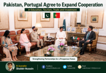 Pakistan, Portugal agree to expand cooperation in education, tourism, trade and investment
